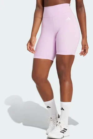 adidas Mallas Cortas Optime Essentials Stash Pocket 7 Pulgadas Bliss Lilac - Mujer