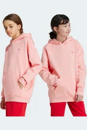 adidas Sudadera Con Gorro Estampada Niños Semi Rosa Spark - Niño