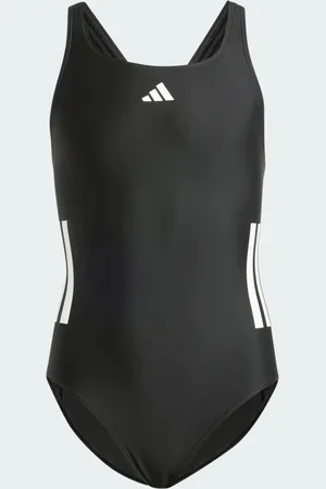 adidas Traje de Natación C-back 3 Franjas Kids Negro - Niño