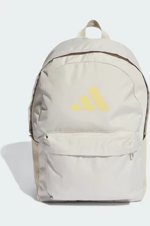 adidas Mochila Classic 3 Barras Logo Beige