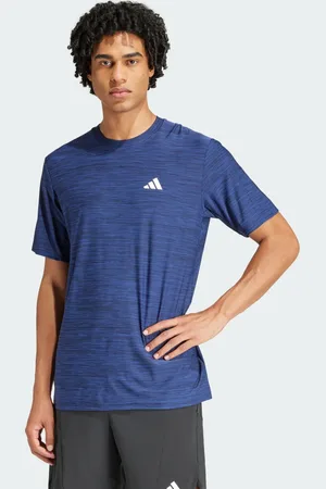 adidas Playera de Entrenamiento Train Essentials Elástica Dark Azul - Hombre