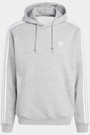 adidas Sudadera Con Gorro Adicolor Classics 3 Franjas Medium Gris Gris - Hombre
