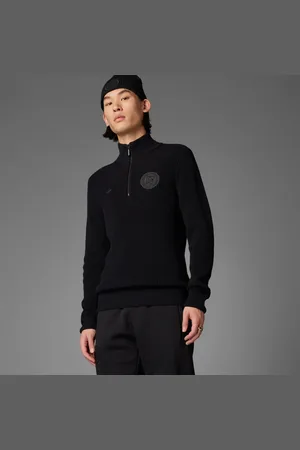 adidas Sudadera Tejida Con Medio Cierre Frontal Alemania Anniversary Negro - Hombre