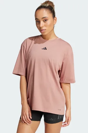 adidas Playera Climacool One Rep at a Time Training Graphic Warm Clay - Mujer