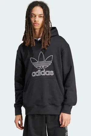 adidas Sudadera Con Gorro Adicolor Negro - Hombre
