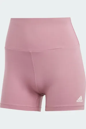 adidas Mallas Cortas Yoga Essentials Corte Alto Wonder Orchid - Mujer
