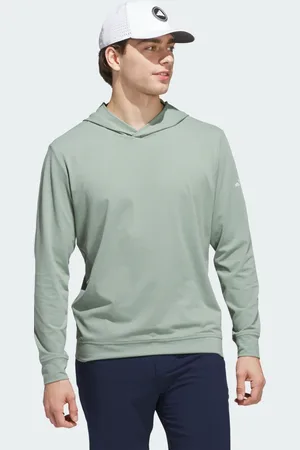 adidas Sudadera Con Gorro Ultimate365 Elevated Plata Verde - Hombre