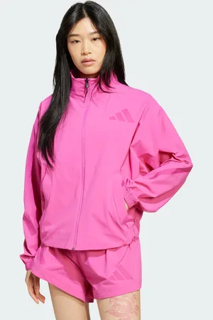 adidas Chamarra Z.N.E. Woven Semi Lucid Fuchsia - Mujer