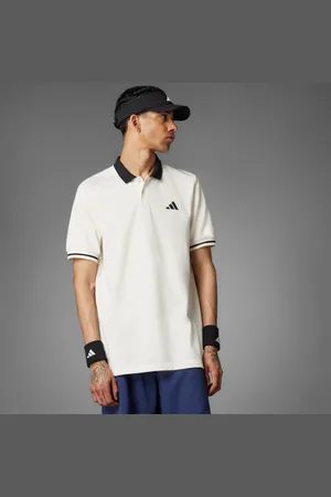 adidas Playera Polo Heritage Tennis Chalk Blanco - Hombre