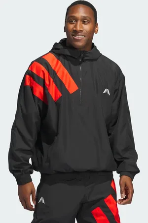 adidas Sudadera Anorak Anthony Edwards Negro - Hombre