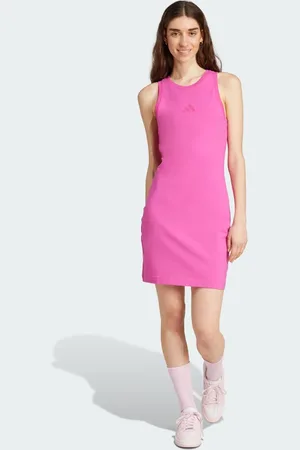 adidas Vestido Future Icons Semi Lucid Fuchsia - Mujer