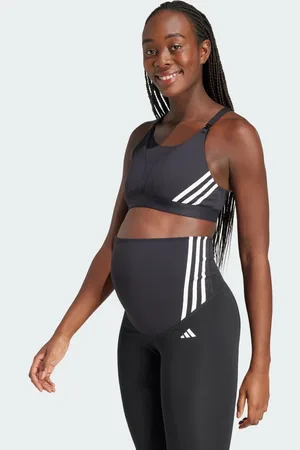 adidas Top Deportivo Maternidad Powerimpact Luxe Soporte Medio Negro - Mujer
