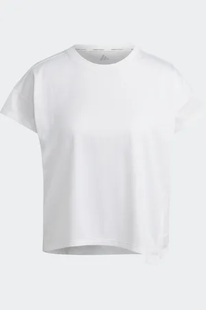adidas Playera de Entrenamiento Hiit Aeroready Quickburn Blanco - Mujer