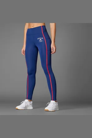 adidas Mallas Optime Heritage Full-length Dark Azul - Mujer