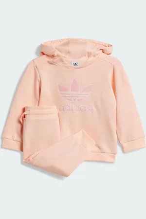 adidas Conjunto Big Logo Execution Haze Coral - Niño