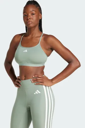 adidas Top Deportivo de Entrenamiento Plata Verde - Mujer