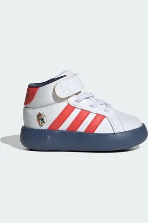 adidas Tenis Grand Court Mid x Disney Mickey And Friends Niños Blanco - Niño