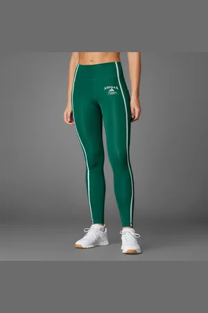 adidas Mallas Optime Heritage Full-length Collegiate Verde - Mujer