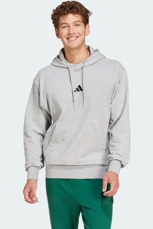 adidas Sudadera Con Gorro Essentials Feelcozy Medium Gris Gris - Hombre