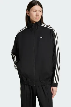 adidas Chamarra Deportiva Firebird Premium Negro - Hombre