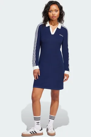 adidas Vestido Polo Tejido Night Indigo - Mujer