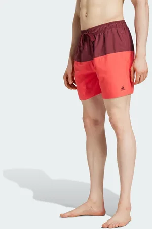 adidas Shorts de Natación Colorblock Clx Shadow Rojo - Hombre