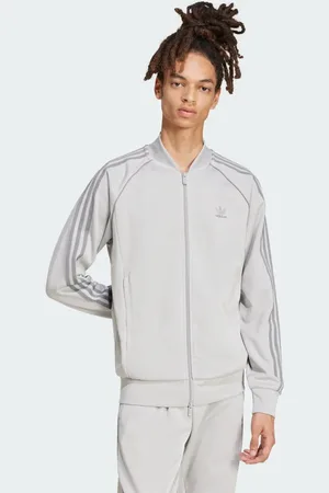 adidas Chamarra Deportiva Adicolor Classics Sst Gris Two - Hombre