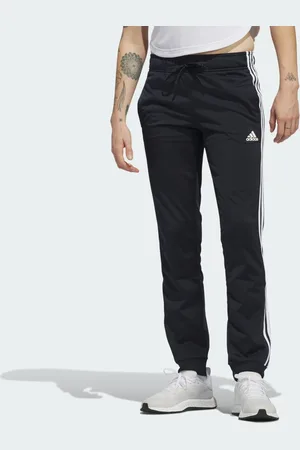 adidas Pants Deportivos Primegreen Essentials Warm-up Ajuste Ceñido Piernas Cónicas 3 Franjas Legend Ink - Mujer