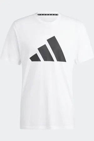 adidas Playera Deportiva Train Essentials Feelready Logo Blanco - Hombre