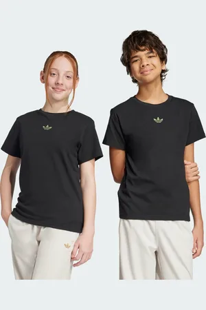 adidas Playera Originals x Minecraft Estampada Negro - Niño