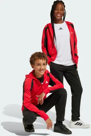 adidas Conjunto Deportivo Seasonal Essentials Colorblock Kids Pure Ruby - Niño