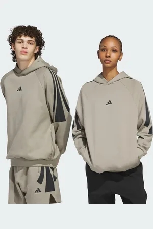 adidas Sudadera Con Gorro Basketball Spacer (Unisex) Putty Beige - Unisex