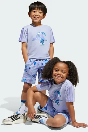 adidas Conjunto DE Playera Disney Lilo & Stitch Violeta Tone - Niño