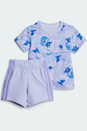 adidas Conjunto DE Playera Disney Lilo & Stitch Violeta Tone - Niño