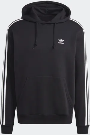 adidas Sudadera Con Gorro Adicolor Classics 3 Franjas Negro - Hombre
