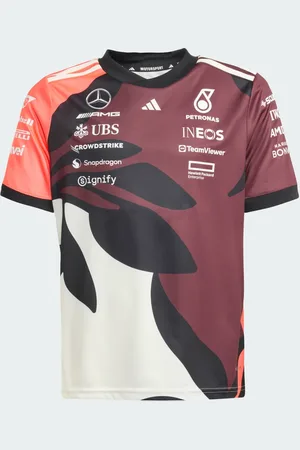 adidas Réplica Del Jersey Del Piloto Del Equipo de Fórmula 1 Mercedes - Amg Petronas Para Niños Del Paquete de Verano Aurora Ruby - Niño
