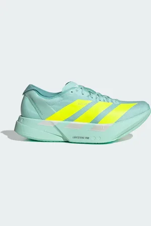 adidas Tenis Adizero Adios Pro 4 Semi Flash Aqua - Mujer
