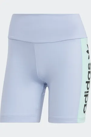 adidas Shorts Originals High Shine Azul Dawn - Mujer