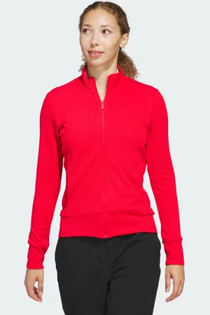 adidas Chamarra Texturizada Ultimate365 Mujer Pure Ruby - Mujer