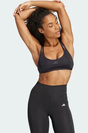 adidas Top Deportivo Aeroimpact Luxe Training Soporte Ligero Negro - Mujer