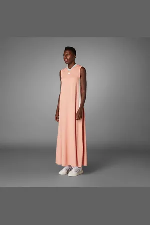 adidas Vestido Largo Tiro Cut Soft Mesh 3 Franjas Ambient Blush - Mujer