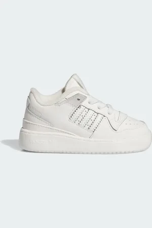 adidas Tenis Forum Low CL Cordones Elásticos Niños Core Blanco - Niño