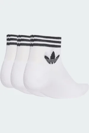 adidas Calcetines Tobilleros Island Club Trefoil 3 Pares Blanco