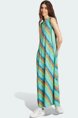 adidas Vestido Largo Emerging Harmony Semi Court Verde - Mujer