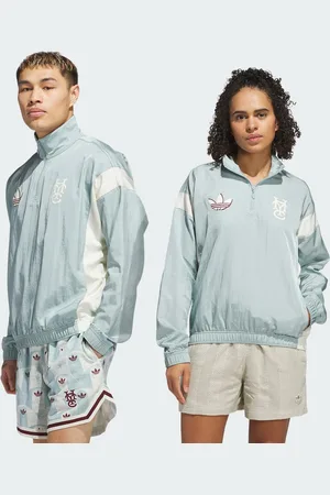 adidas Chamarra Hyc 1/2 Zip Tactile Verde - Unisex