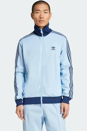 adidas Chamarra Deportiva Adicolor Classics Beckenbauer Clear Sky - Hombre