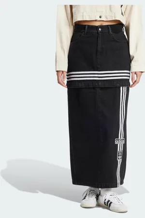 adidas Falda Adibreak Denim True Negro Denim - Mujer