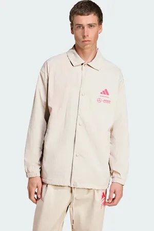 adidas Chamarra de Verano Del Equipo de Fórmula Uno Mercedes - Amg Petronas Beige - Hombre