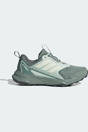 adidas Tenis de Trail Running Tracefinder Plata Verde - Mujer