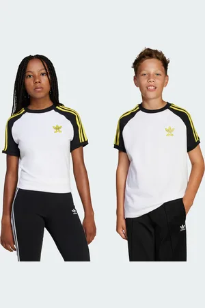 adidas Playera Originals x Smiley World Blanco - Niño